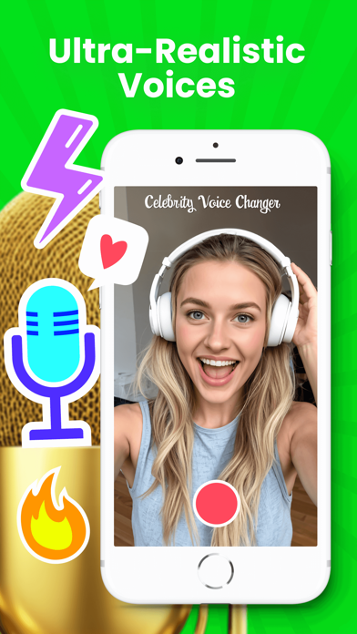 Celebrity Voice Changer Live screenshot 1