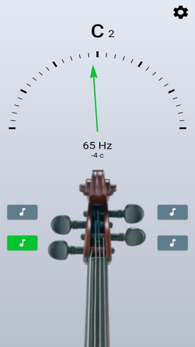 Cello Tuner - Simple Tuner screenshot 2