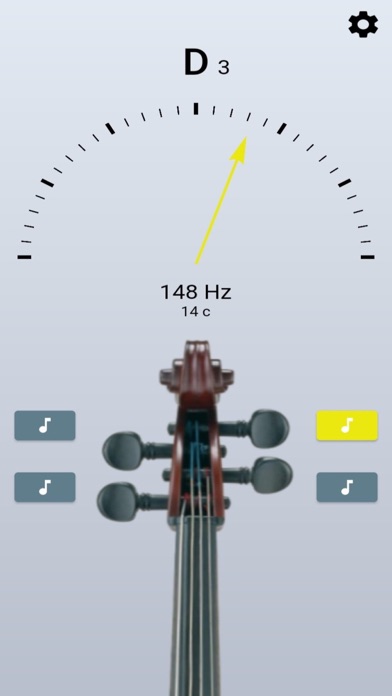 Cello Tuner - Simple Tuner screenshot 1