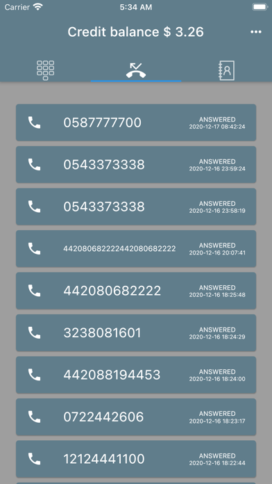 Cellrent Dialer screenshot 3