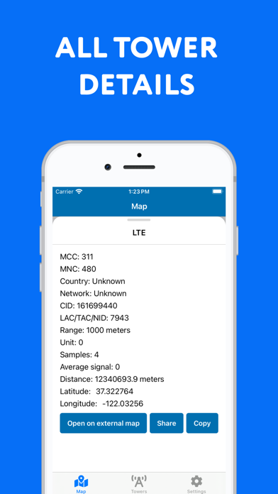 Cellular Tower - Signal Finder screenshot 2