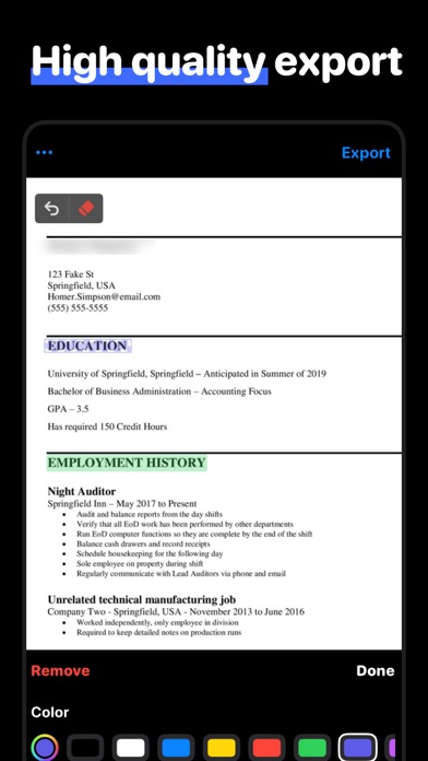 Censor Text: Blur & Redact screenshot 1