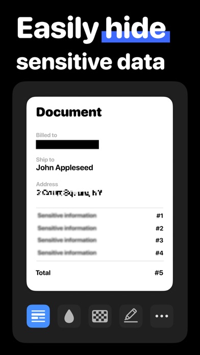Censor Text: Blur & Redact screenshot 5