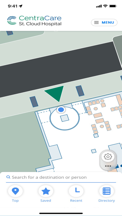 CentraCare Wayfinding screenshot 2