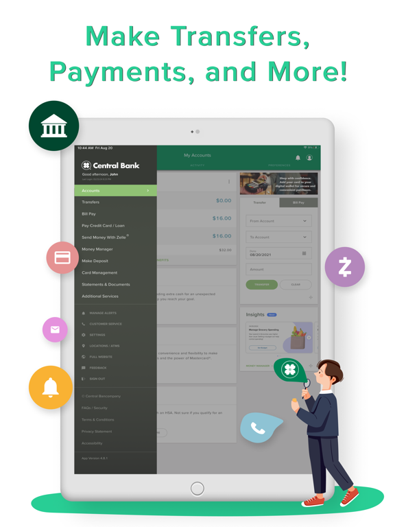 Central Bank - Mobile screenshot 1
