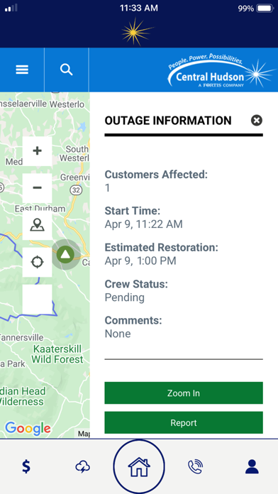 Central Hudson Mobile screenshot 1