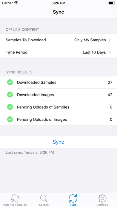 Centric Material Sample screenshot 1