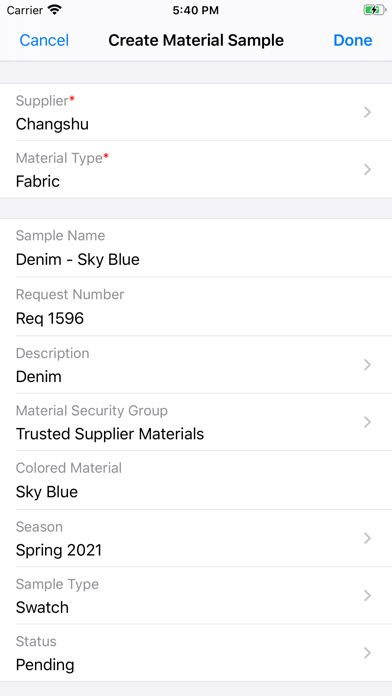 Centric Material Sample screenshot 2