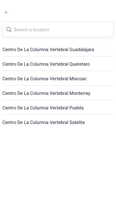 Centro de la Columna Vertebral screenshot 3