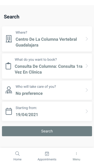 Centro de la Columna Vertebral screenshot 4