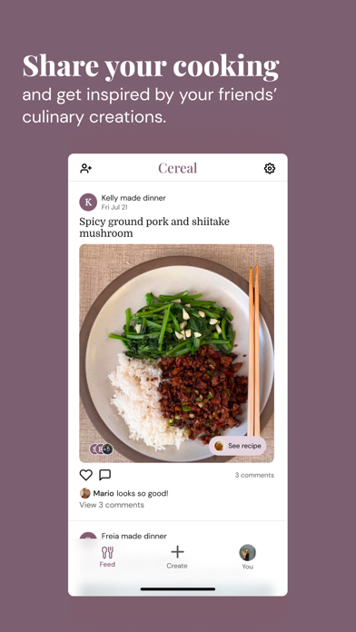 Cereal: Home-cooked social screenshot 3
