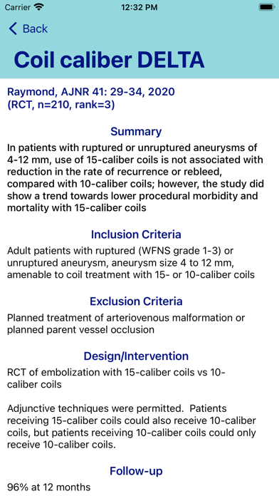 Cerebrovascular & Stroke: WTD screenshot 1