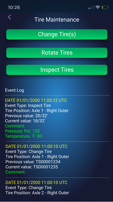 Cerebrum Tire Sensor screenshot 1