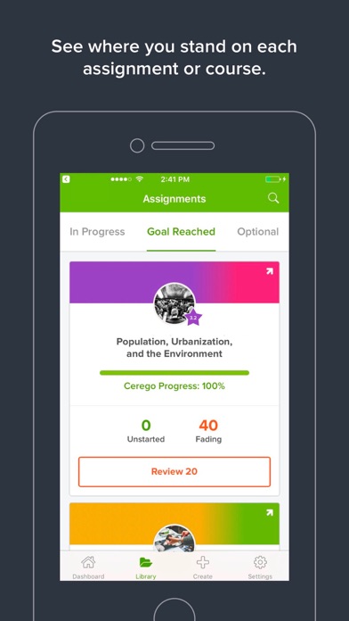 Cerego screenshot 1