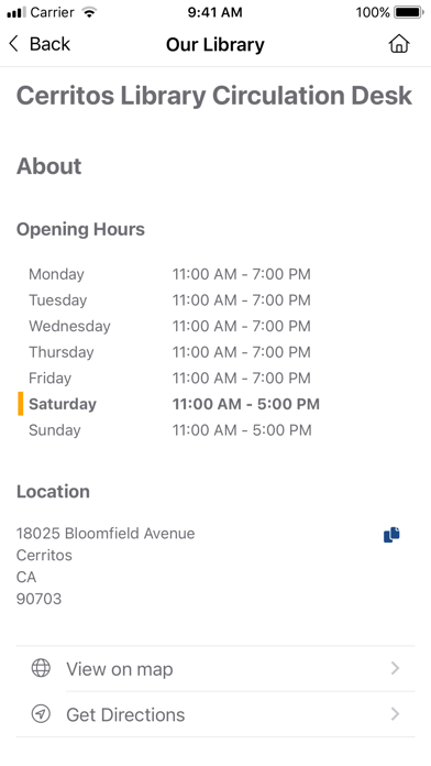 Cerritos Library To Go screenshot 1