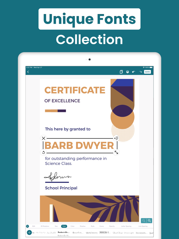 Certificate Maker, eCard Maker screenshot 2