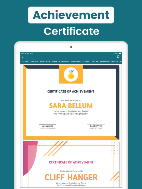 Certificate Maker, eCard Maker screenshot 5