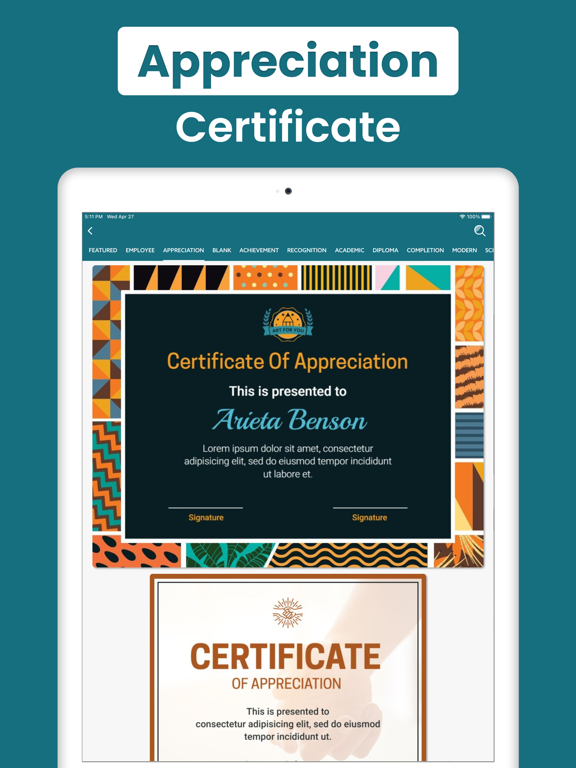 Certificate Maker, eCard Maker screenshot 6