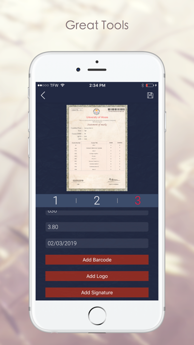 Certificate Maker Transcript Maker screenshot 2