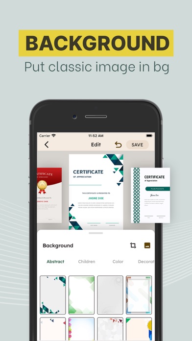 Certificate Templates & Maker screenshot 3
