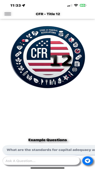 CFR AI - Title 12 screenshot 2
