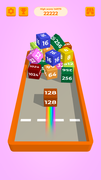 Chain Cube: 2048 Number Match screenshot 2