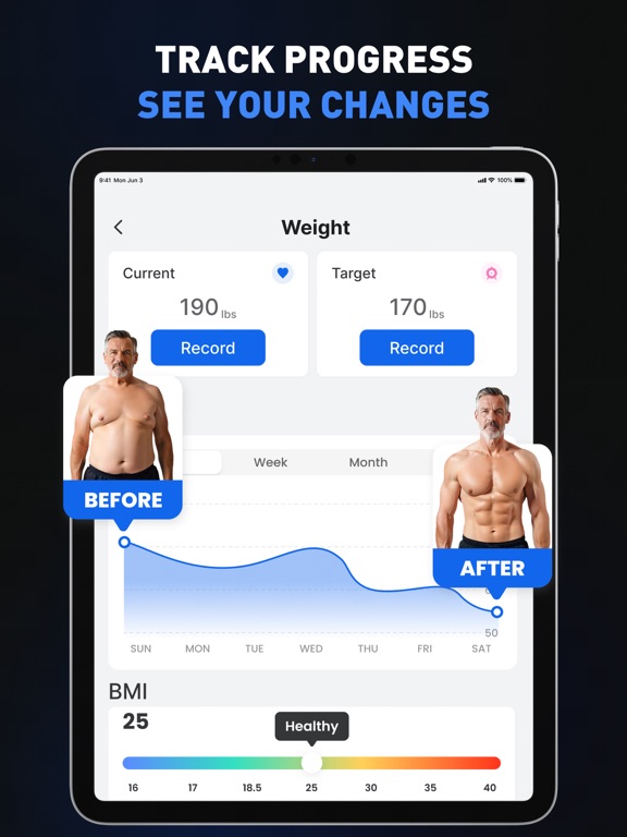 Chair Workout for Men~Easy Fit screenshot 1