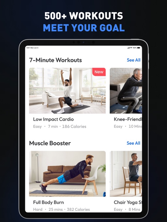 Chair Workout for Men~Easy Fit screenshot 2