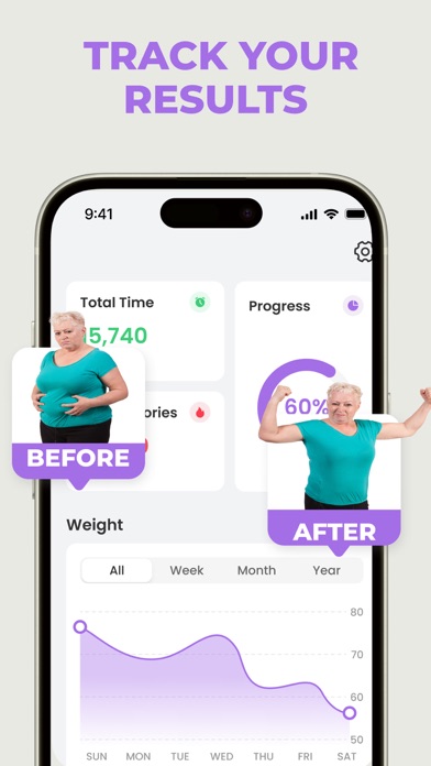 Chair Yoga for Seniors at Home screenshot 1
