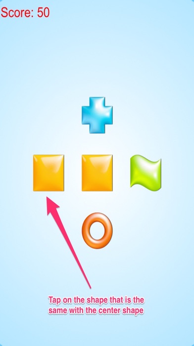 Challenge Mind With Clever Brain Game: Find Same Shape Free screenshot 3