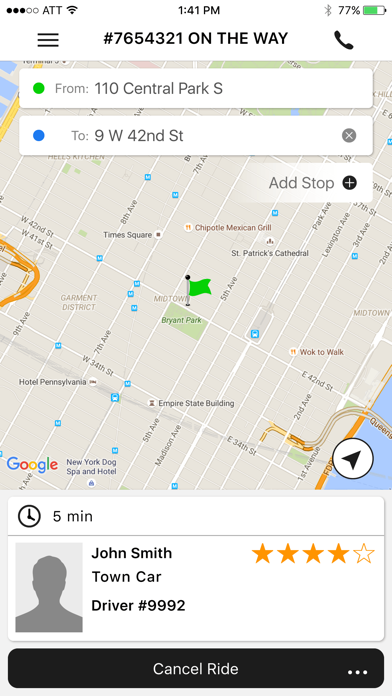 Champion Car & Limo Service screenshot 1