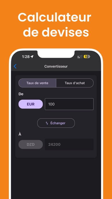 ChangeDA: Taux Dinar Algérien screenshot 1