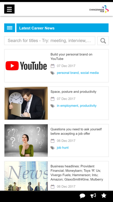 Changemaker Hub Portal screenshot 1