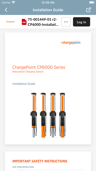 ChargePoint Installer screenshot 1