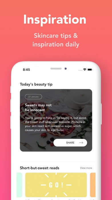 Charm: Skincare Routine 360° screenshot 1