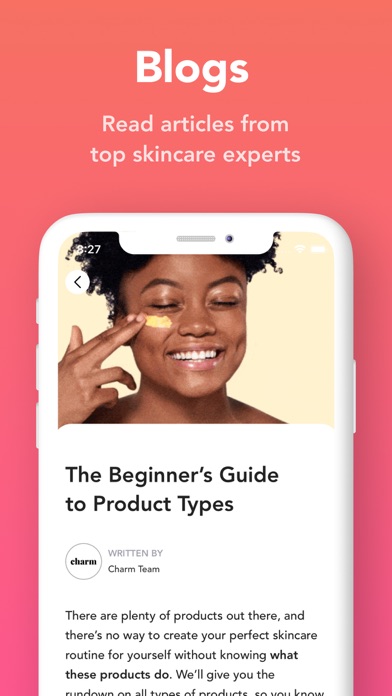 Charm: Skincare Routine 360° screenshot 2