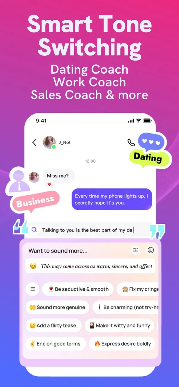 CharmKey: AI Rizz Keyboard screenshot 2