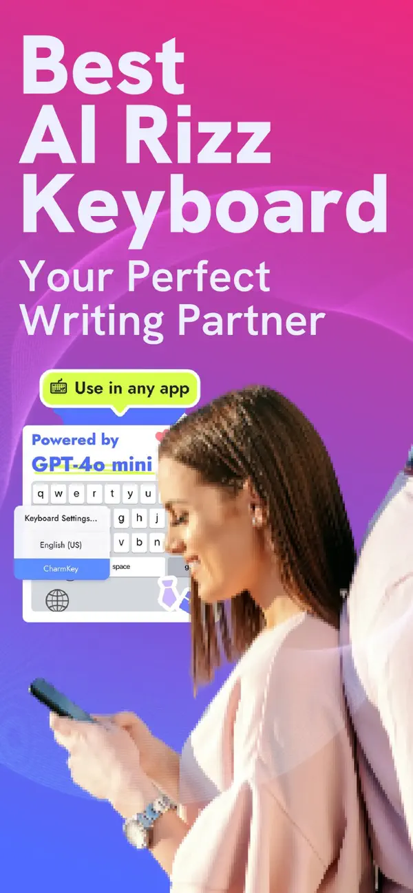 CharmKey: AI Rizz Keyboard screenshot 6