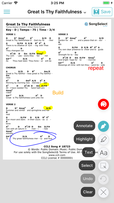 Charts by WorshipTools screenshot 3