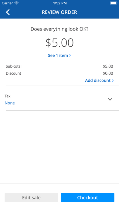 Chase Mobile Checkout screenshot 2