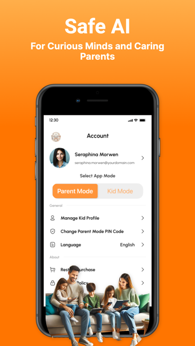 Chat Kids: Safe AI for Family screenshot 1