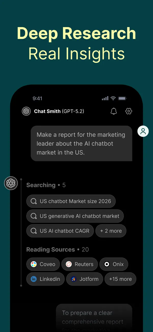Chat Smith: AI Chatbot & Agent screenshot 3
