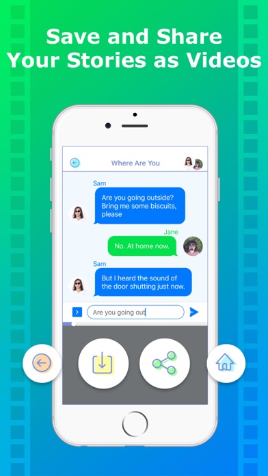 Chat Story Maker - Record Texts Videos screenshot 1