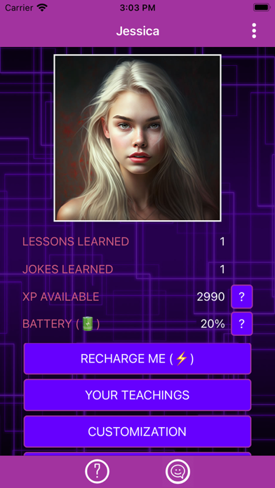 ChatBot My Virtual Girlfriend screenshot 2