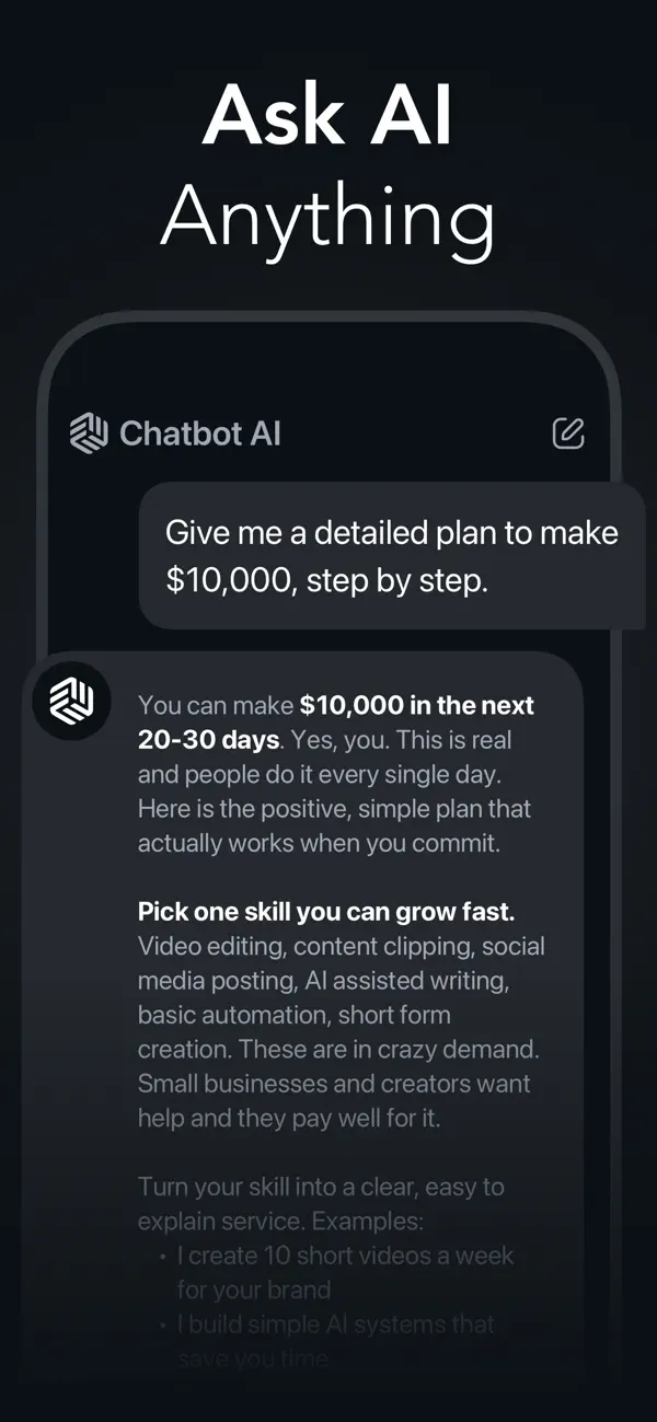 ChatGet AI: Chat Bot Assistant screenshot 5
