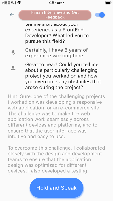 ChatInterview screenshot 3