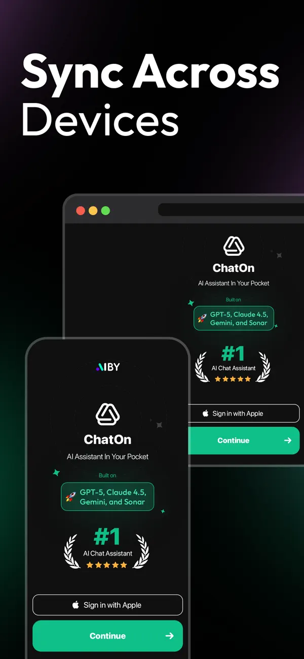 ChatOn AI - Chat Bot Assistant screenshot 1