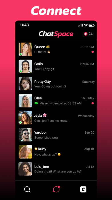 ChatSpace - Chat, Talk & Fun screenshot 1