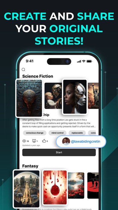 ChattyFic - Chat Storytelling screenshot 2