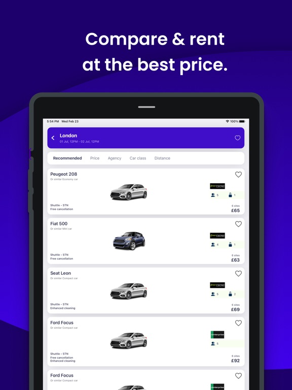 Cheap Car Rental・Cars Hire App screenshot 2